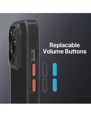 Funda BLACK+DECKER para iPhone 14 Pro Max, Protección Militar, Negro