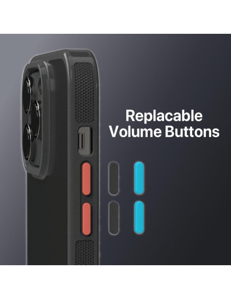 Funda BLACK+DECKER para iPhone 14 Pro Max, Protección Militar, Negro