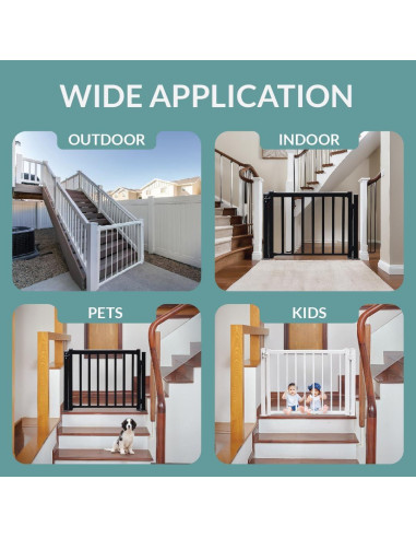 Kit de Puerta de Aluminio MOUNTWEST 121.92x106.68 cm Negro