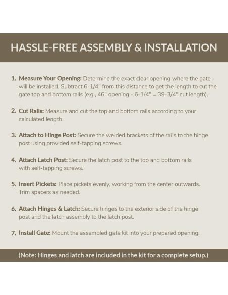 Kit de Puerta de Aluminio MOUNTWEST 121.92x106.68 cm Negro