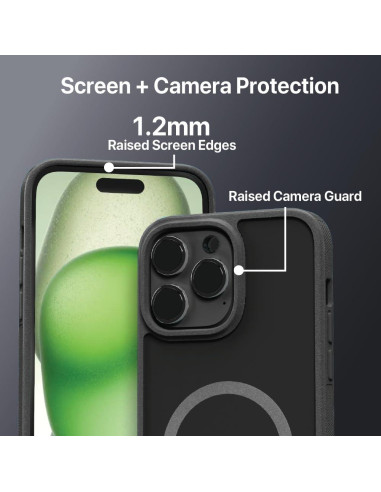 Funda BLACK+DECKER para iPhone 14 Pro Max, Protección Militar, Negro