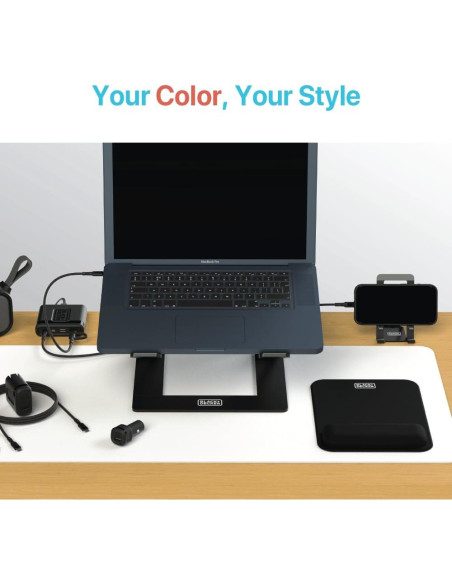 Funda BLACK+DECKER para iPhone 14 Pro Max, Protección Militar, Negro