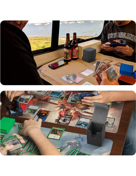 Caja de Almacenamiento para Cartas TCGUARD Negra 100+ Cartas