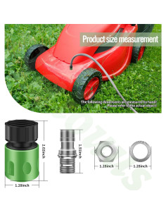 Kit de Lavado de Deck para Cortacésped Haiouus - Accesorios de Limpieza 2