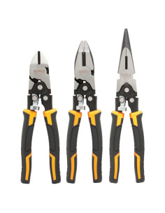 Juego de Alicates DEWALT 3-Pack DWHT70485, Corte Diagonal