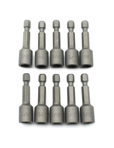 Juego de 10 Destornilladores Magnéticos TEMO 5/16" para Impacto