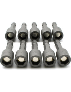 Juego de 10 Destornilladores Magnéticos TEMO 5/16" para Impacto 2