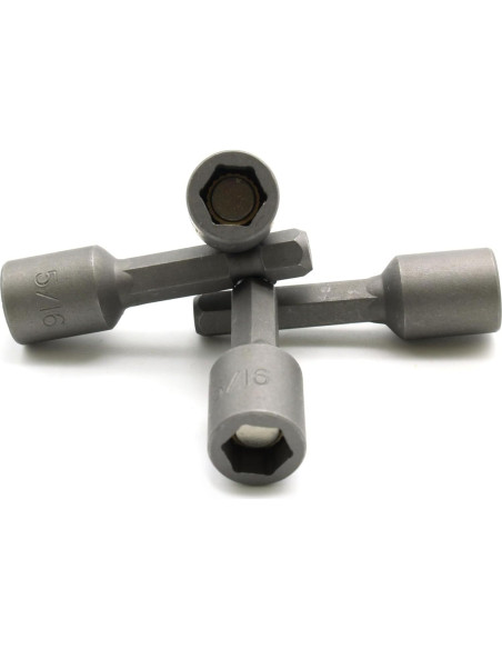 Juego de 10 Destornilladores Magnéticos TEMO 5/16" para Impacto