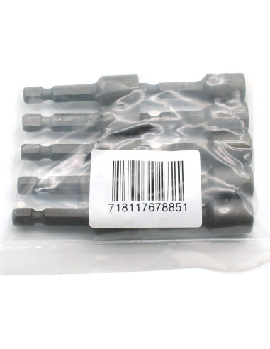 Juego de 10 Destornilladores Magnéticos TEMO 5/16" para Impacto