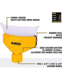 Colector de Polvo DEWALT DXVA00-1500 para Aspiradora Húmeda y Seca 2