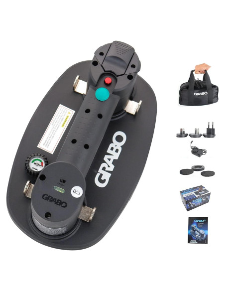 Aspirador Eléctrico Grabo Nemo con Ventosa 170 kg Batería