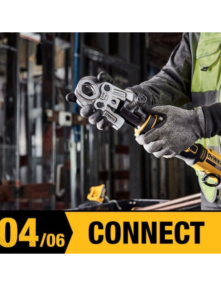 Expansora de PEX DEWALT DCE400B 20V MAX 0.95 a 2.54 cm