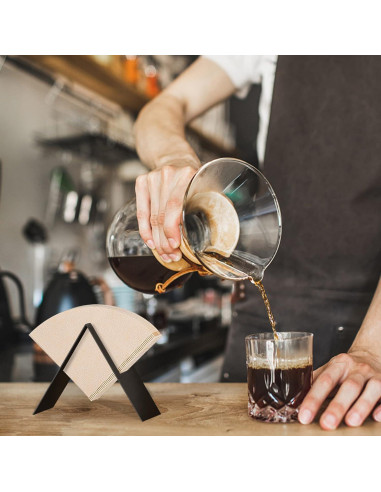 Portafiltros de Café Cono Negro Genérico Metal 19 cm