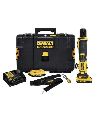 Herramienta de Prensa Compacta DEWALT 20V MAX DCE210D2 con 2 Baterías