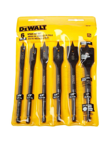 Conjunto de Brocas de Espada DEWALT 6 Piezas 12.7 cm