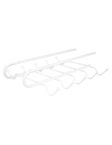 Soporte para Tazas Home Basics 10 Ganchos Organizador Blanco