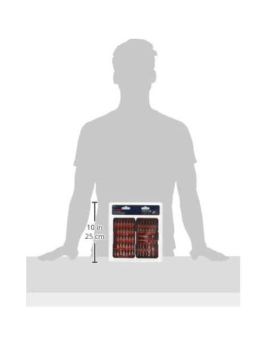 Juego de Puntas de Destornillador Bosch T4047L 47 Piezas