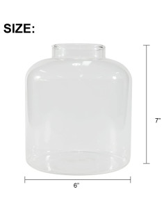 Terrario de Vidrio Grande Yangbaga para Suculentas y Acuario 2