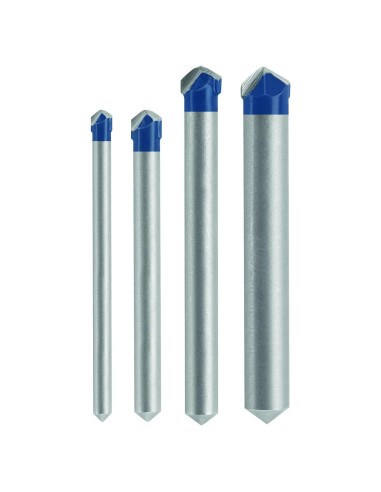 Juego de Brocas de Carburo BOSCH NS2000 para Azulejos - 4 Piezas