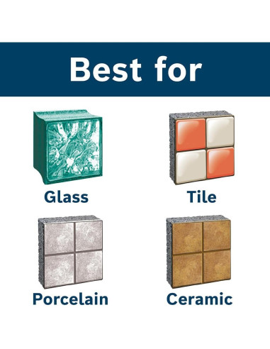 Juego de Brocas de Carburo BOSCH NS2000 para Azulejos - 4 Piezas