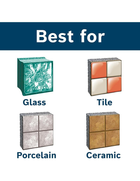 Juego de Brocas de Carburo BOSCH NS2000 para Azulejos - 4 Piezas