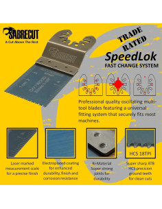 Kit de 25 Cuchillas SabreCut SPK25A para Herramientas Múltiples 2