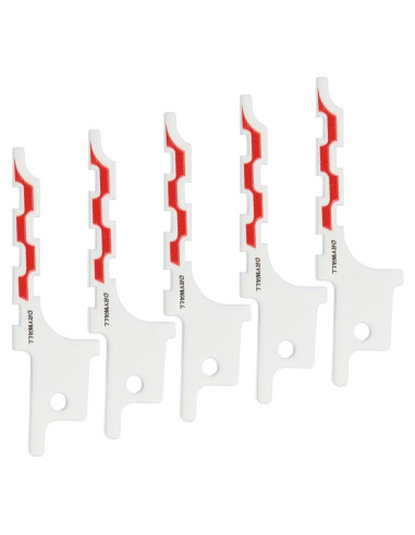 5 Hojas de Sierra Recíproca para Paneles de Yeso Milwauk-ee