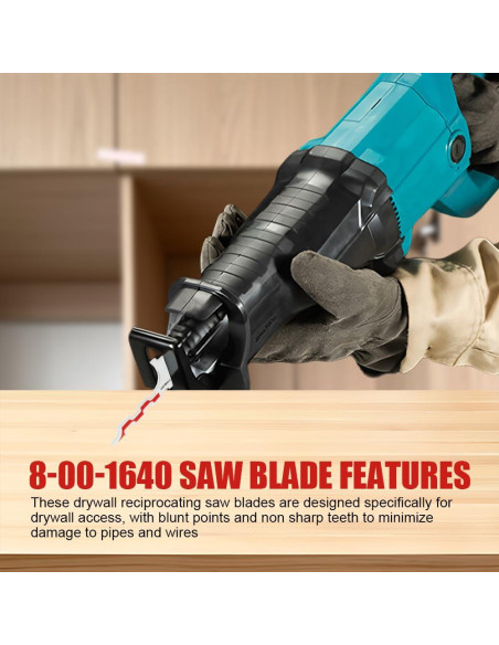 5 Hojas de Sierra Recíproca para Paneles de Yeso Milwauk-ee