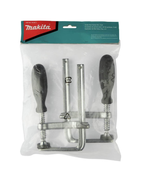Abrazaderas de Riel Guía Makita 191J52-3, 2 Piezas