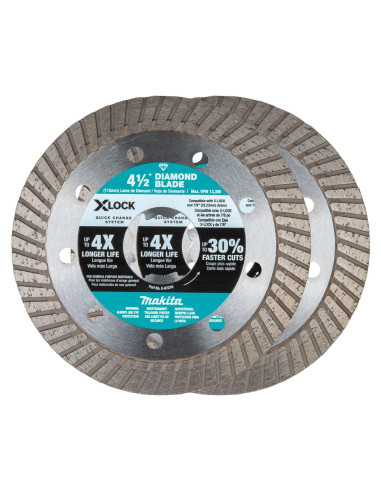 Cuchilla de Diamante Turbo Rim Makita E-07222 115mm 2pzs