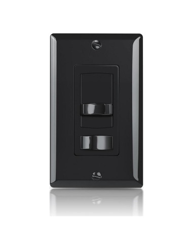 Interruptor Regulador de Luz ECOELER Negro 300W/600W LED/CFL