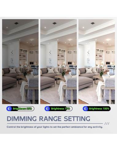 Interruptor Regulador de Luz ECOELER Negro 300W/600W LED/CFL