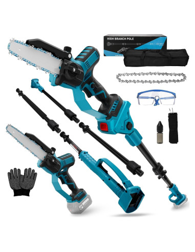 Sierra de Poste Inalámbrica LEZZYRUCK 8" Motor Sin Escobillas