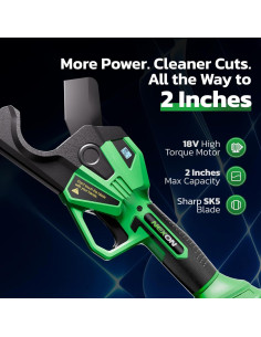 Cortador de Tubos Eléctrico NEXON 18V para PVC y Plástico 2