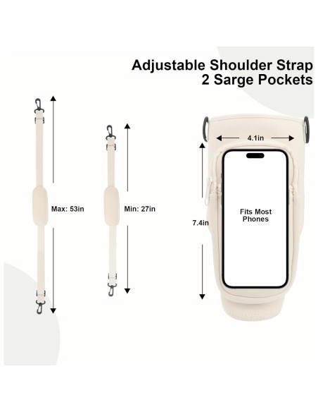 Bolsa Portabotellas de Agua Neopreno Miruchertter 24x7cm