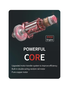 Pulidor Orbital Aleatorio XWILLING 5" 800W 6 Velocidades 2