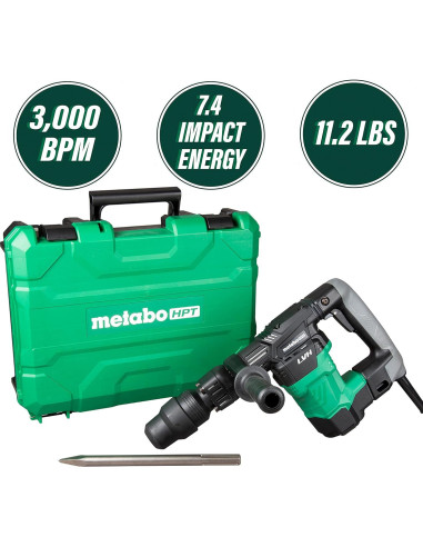 Martillo Demoledor Metabo HPT H41MB2, 5.2 kg, 10 J, SDS Max