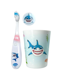 Cepillo de Dientes Infantil Lily's Home Tiburón con Temporizador