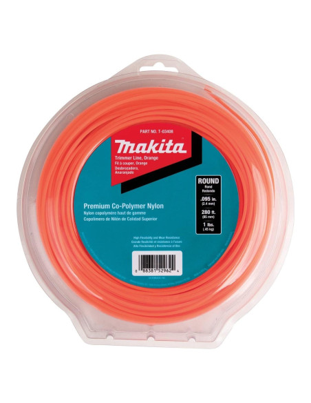 Línea de Recortadora Redonda Makita T-03408 280m 0.45kg