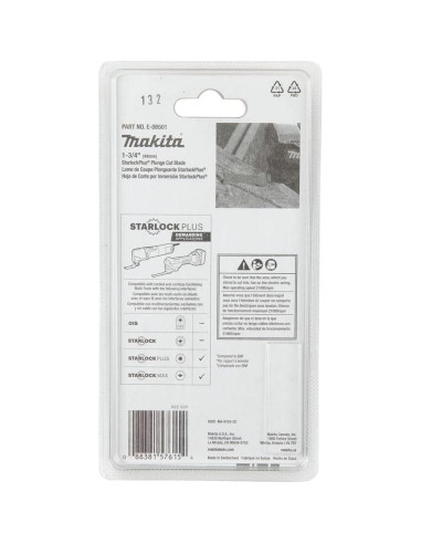 Cuchilla de Corte en Profundidad Makita E-08501 4.45 cm Metal Duro