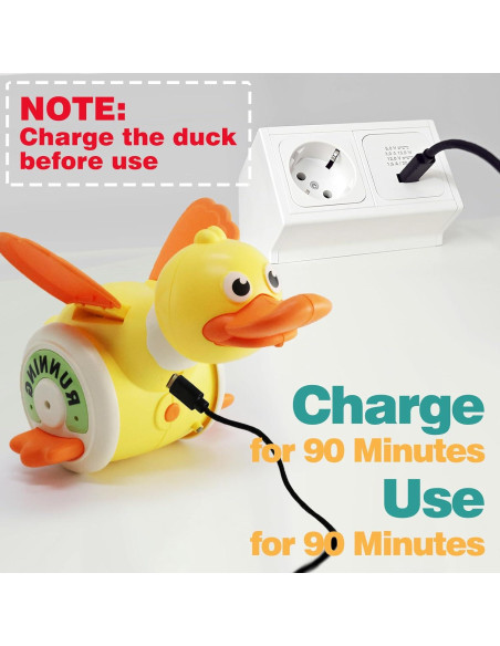 Juguete Musical para Bebés Sizobi Pato Amarillo 2 Modos