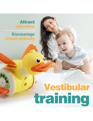 Juguete Musical para Bebés Sizobi Pato Amarillo 2 Modos