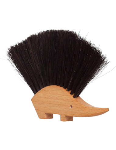 Cepillo de Mesa Erizo REDECKER - Cerdas de Caballo Natural 11.4x14cm