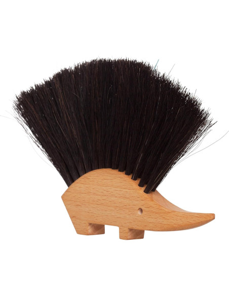 Cepillo de Mesa Erizo REDECKER - Cerdas de Caballo Natural 11.4x14cm