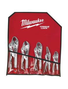 Conjunto de Pinzas de Bloqueo Milwaukee 5 Piezas 1.81 kg