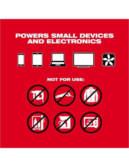 Inversor Compacto Milwaukee 2846-20 175W 18V Li-Ion