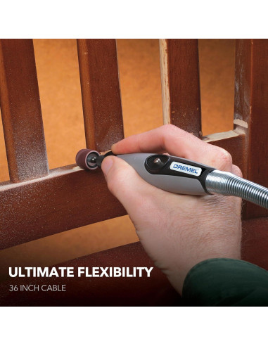 Accesorio Eje Flexible Dremel 225 - 91.44 cm para Grabado y Pulido