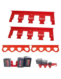 Soporte de Batería de Metal WOLGNKI para Milwaukee M12/M18 - 4 Pcs