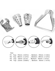 Kit de Boquillas para Pistola de Calor Milwaukee 4 Piezas 2
