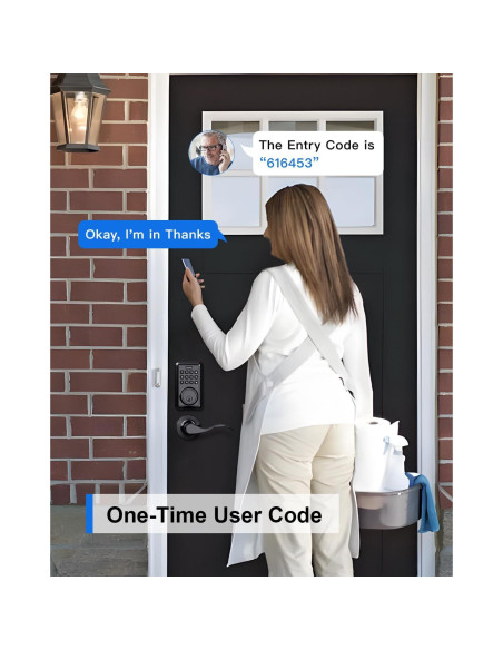 Cerradura Electrónica Sin Llave ApeStellar AS-DL01 - Teclado, 2 Manijas, Bloqueo Automático